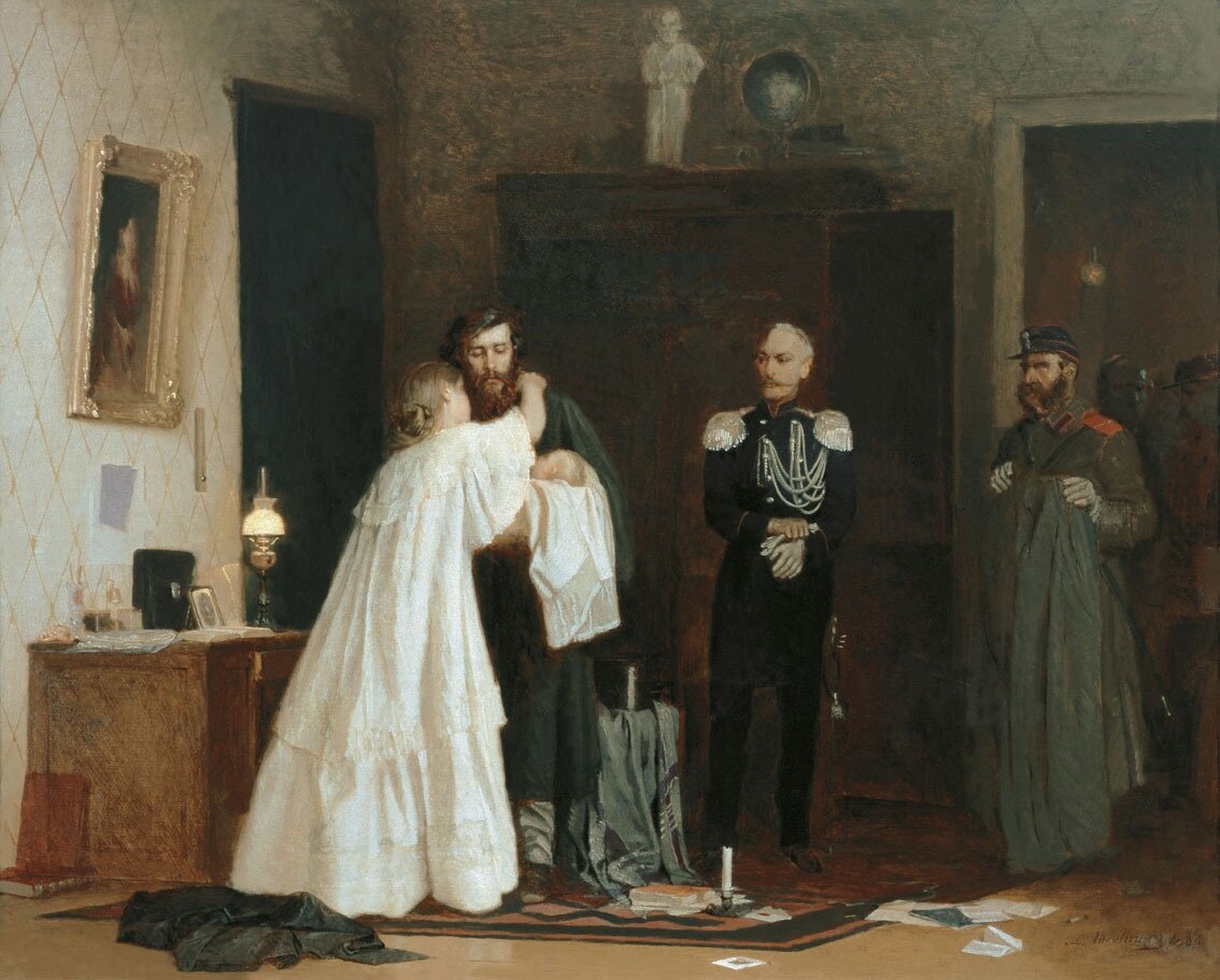 Арсений Шурыгин «Арест», 1867 год