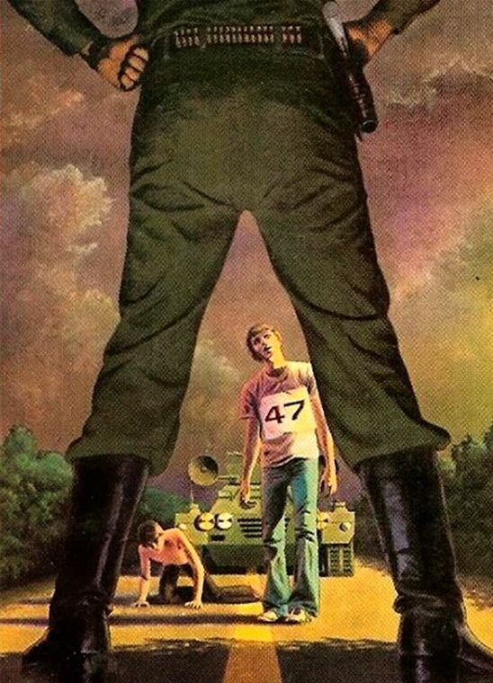 Иллюстрация к роману С. Кинга "Долгая прогулка". Из открытого источника