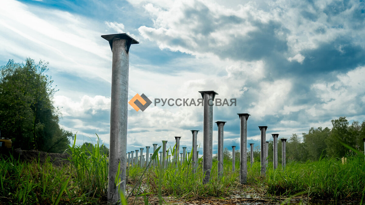 Винтовые сваи применяют в регионах с неустойчивыми грунтами — песчаный, глинистый, супесь и даже болотистые.