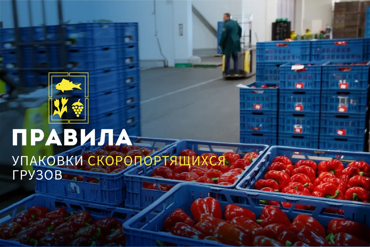 Применение специальной тары для перевозки скоропортящихся продуктов 