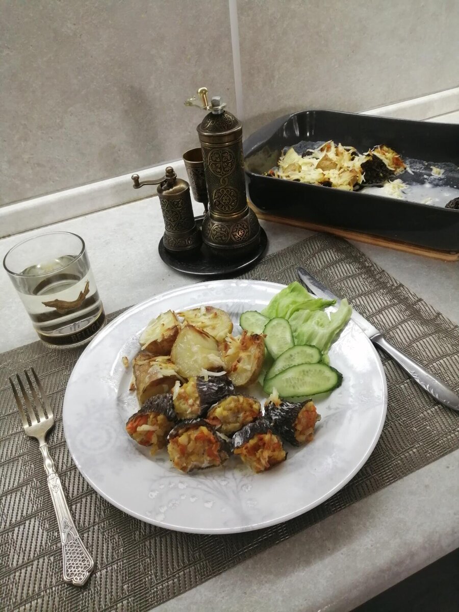 Фото автора. Они самые, фаршированные шапочки!