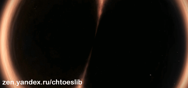 Как может выглядеть горизонт событий (13,7Мб).