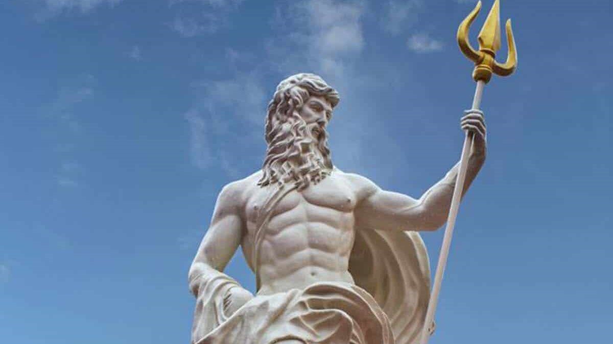 Бог морей и океанов Нептун. Фото в свободном доступе