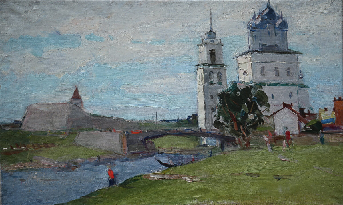 Арсений Семенов Псков 1961 Холст, масло. Собрание МВЦ "Петербургский художник" 