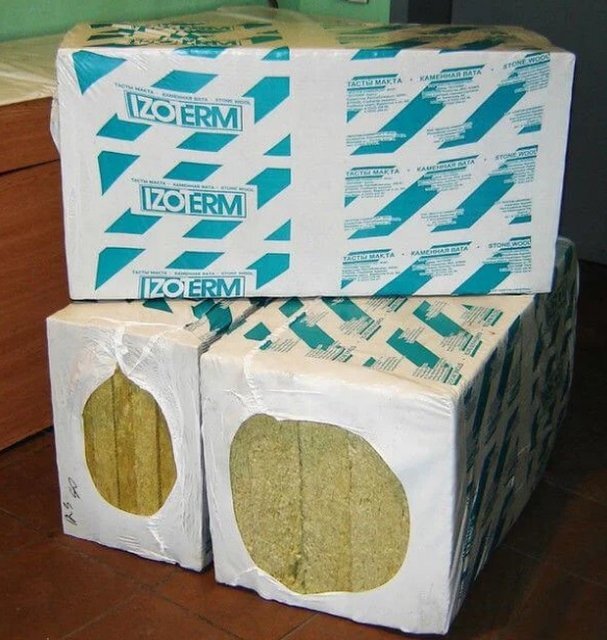 Минеральная вата фабричного розлива