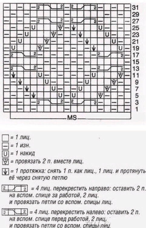 Схема узора 13