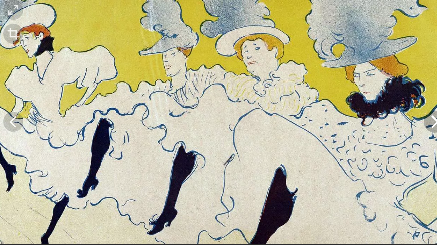 картина Тулуз-Лотрека    "Канкан"        фото взято из широкого доступа интернета 