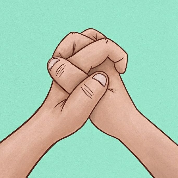 Расположение пальцев