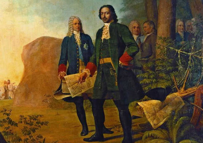 Меншиков и Петр I