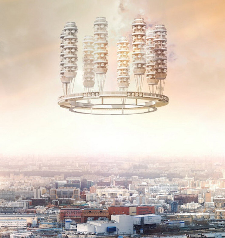 Летающий город архитектора Крутикова