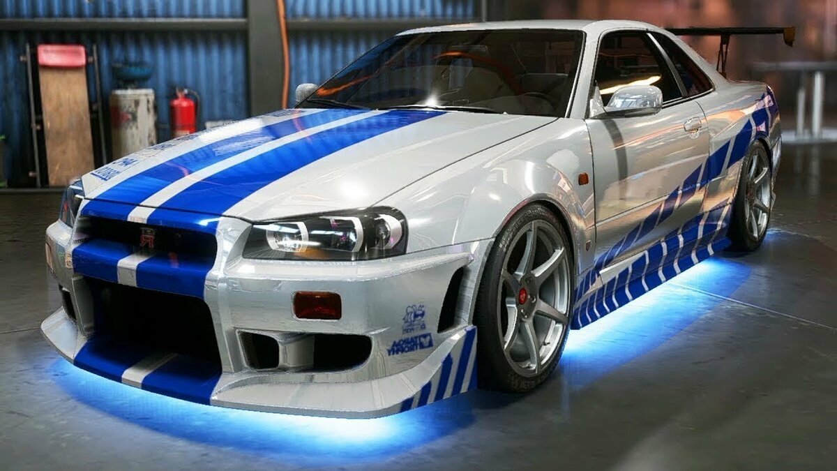 Nissan Skyline R34 Пола Уокера