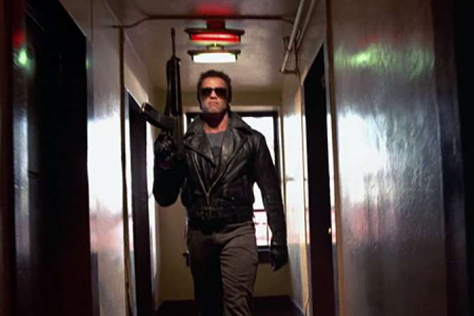 кадр из фильма "Терминатор"