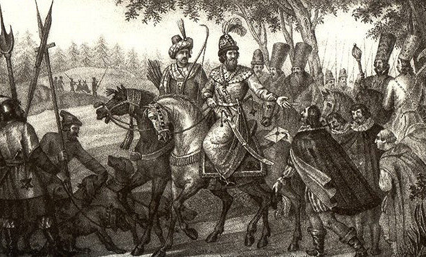 Василий III на охоте.(фото Интернет)