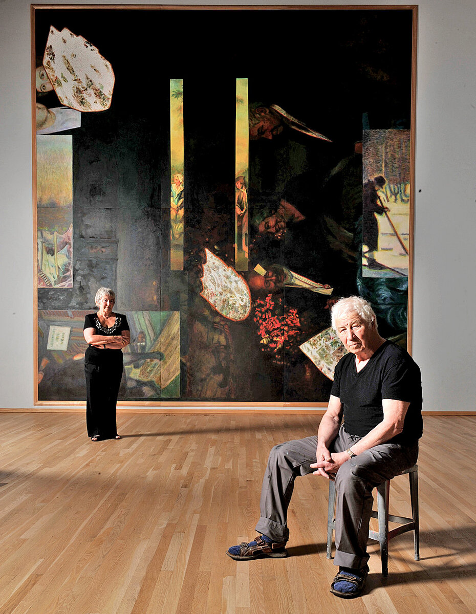 Илья и Эмилия Кабаковы. Фото: Jacques De Melo