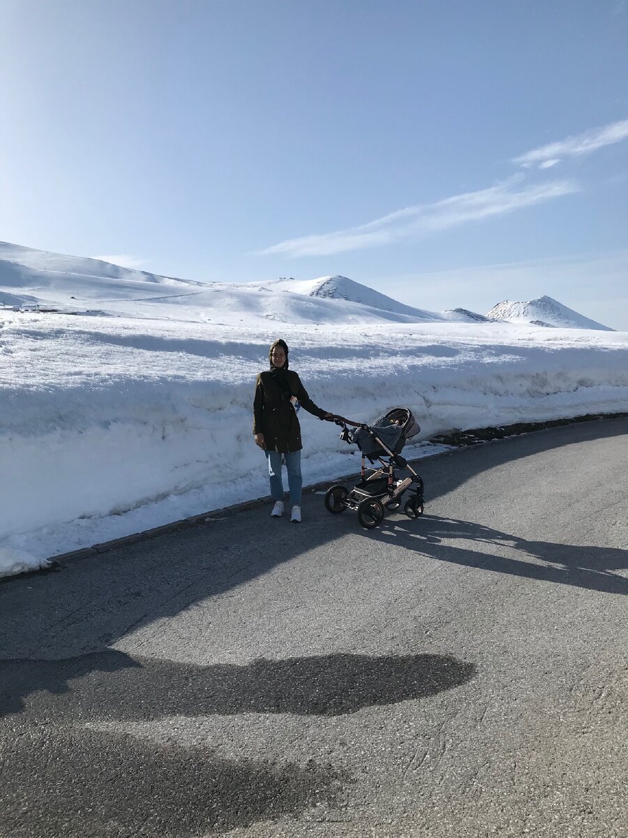 Выбрались в горы на прогулку