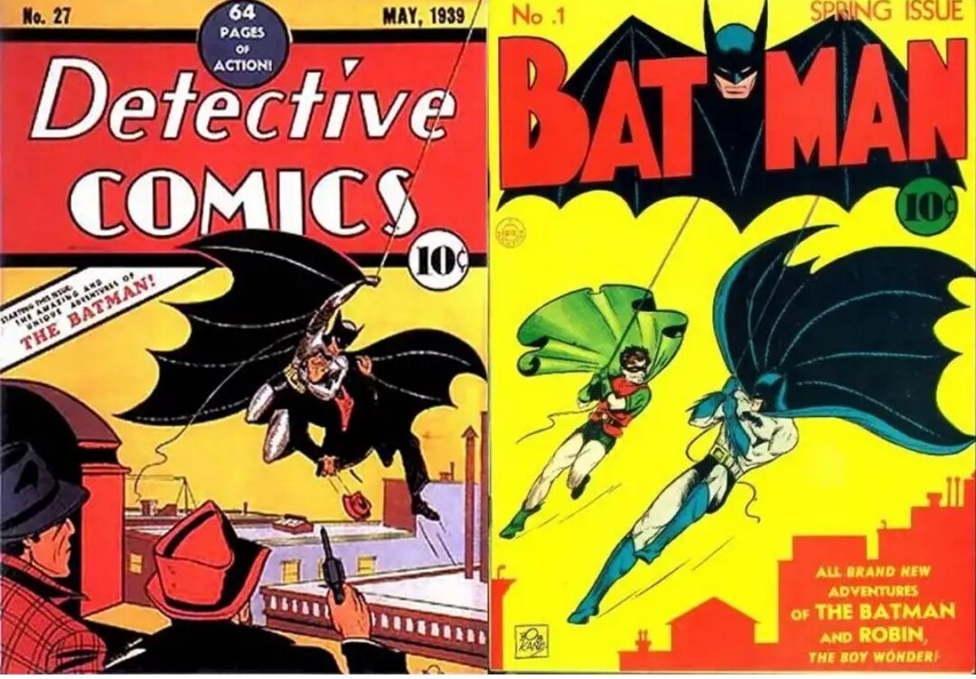 Комиксы бэтмен год. Первый выпуск комикса Бэтмен. Бэтмен 1 выпуск комикс. Batman 1 комикс. Бэтмен первое появление в комиксах.