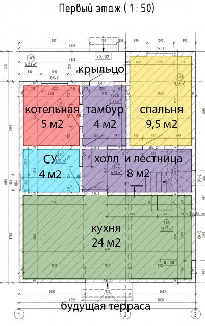 Первый этаж. Индивидуальный проект.