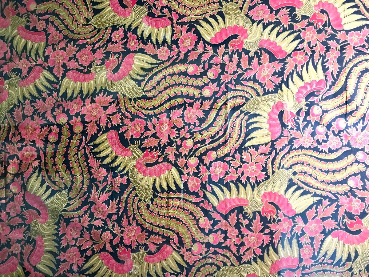 Мотивы индонезийского батика. Фото автора.