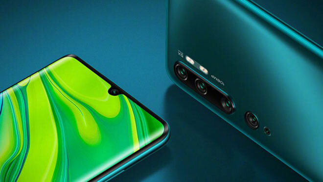 Xiaomi Mi Note 10 pro ( 5 место)