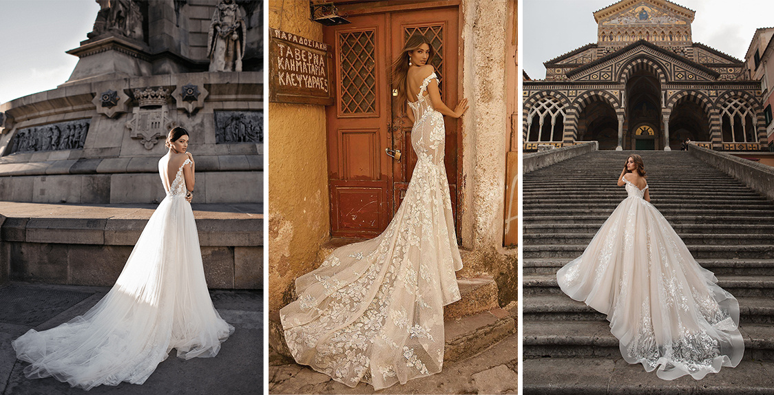 Стильные пышные платья