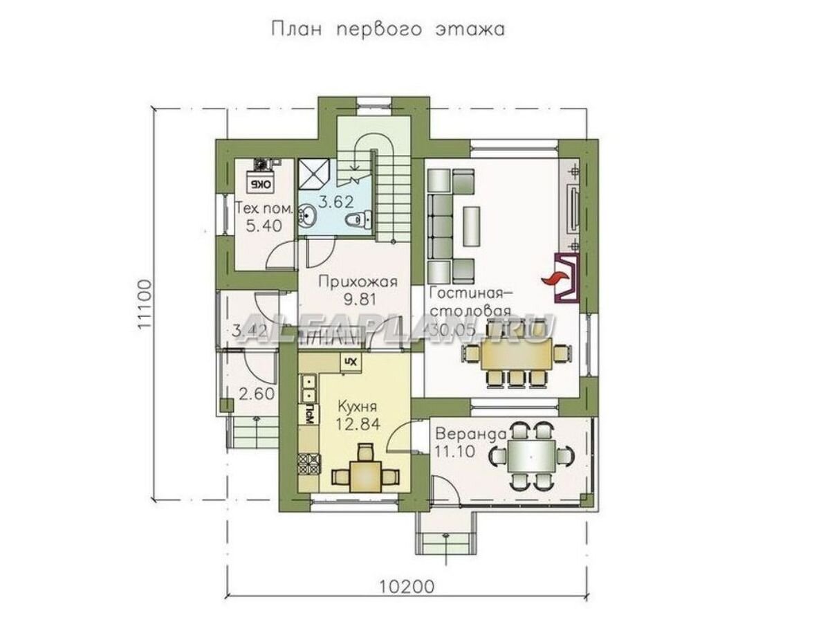 Проект дома к 157