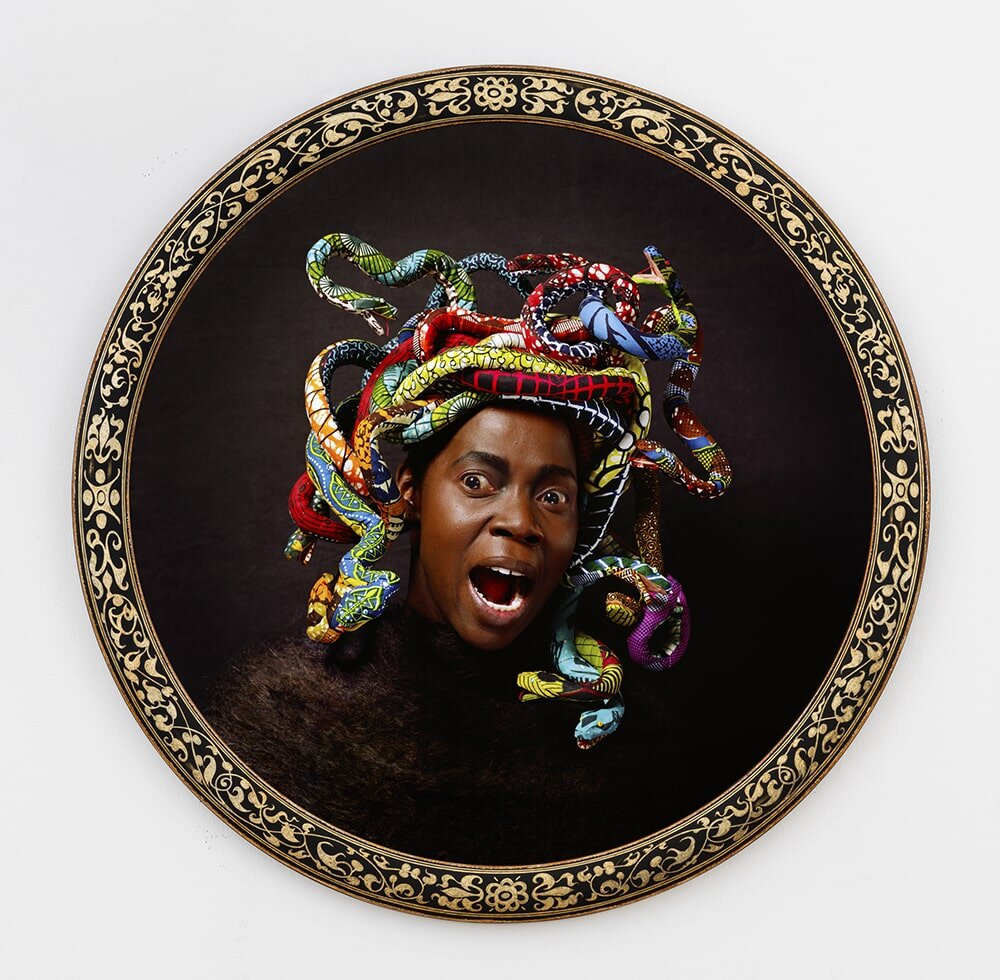 Yinka Shonibare CBE: Medusa West, detail (2015). © Yinka Shonibare CBE. Courtesy of James Cohan, New York