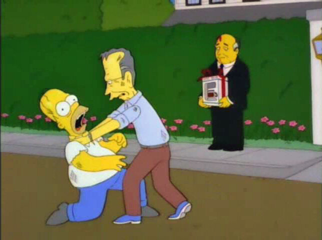 Первое появление Михаила Горбачёва в "Симпсонах"