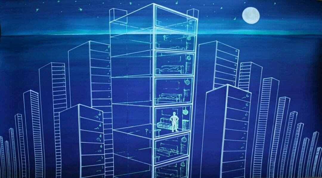 Иллюстрация к роману «Мы».