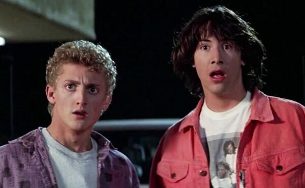 Кадр из фильма «Невероятные приключения Билла и Теда». Источник: Яндекс.Картинки
