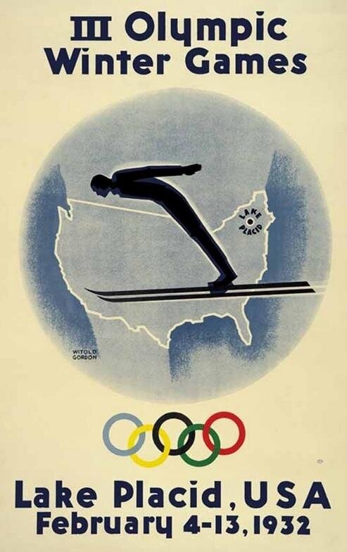 Эмблема Зимних олимпийских игр 1932 года