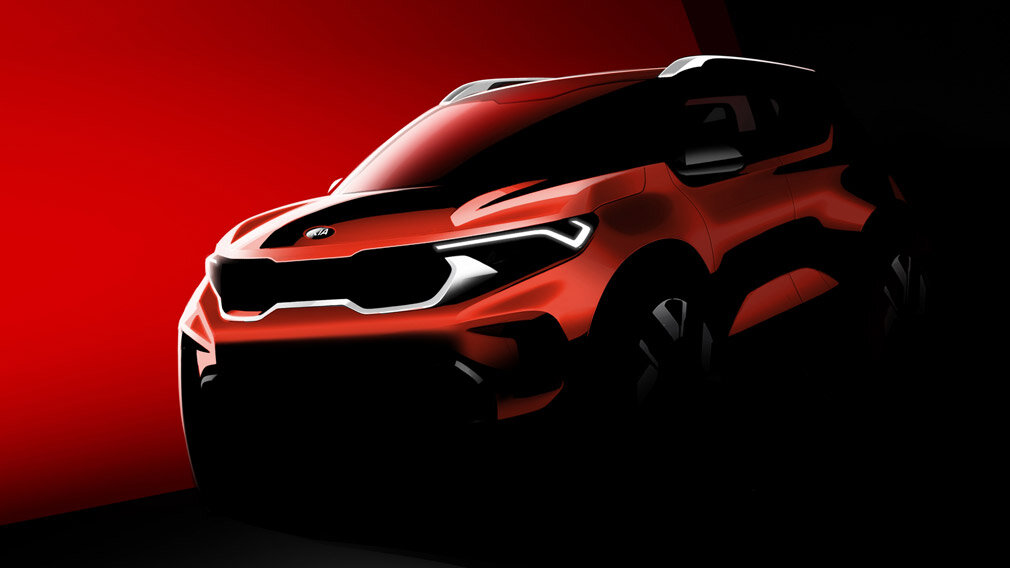 тизер серийного Kia Sonet