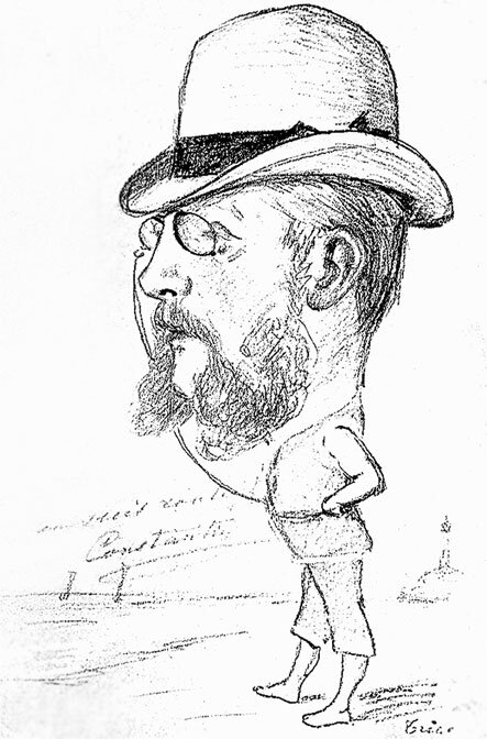 Карикатура на Константина Николаевича. 1870-е гг.