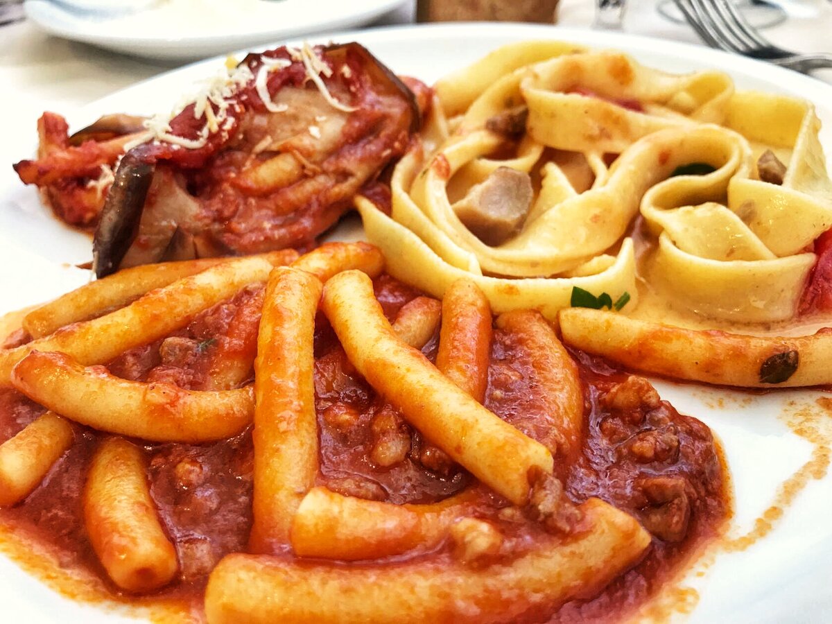 Фото:» Италия как на ладони « для каждого соуса своя форма пасты