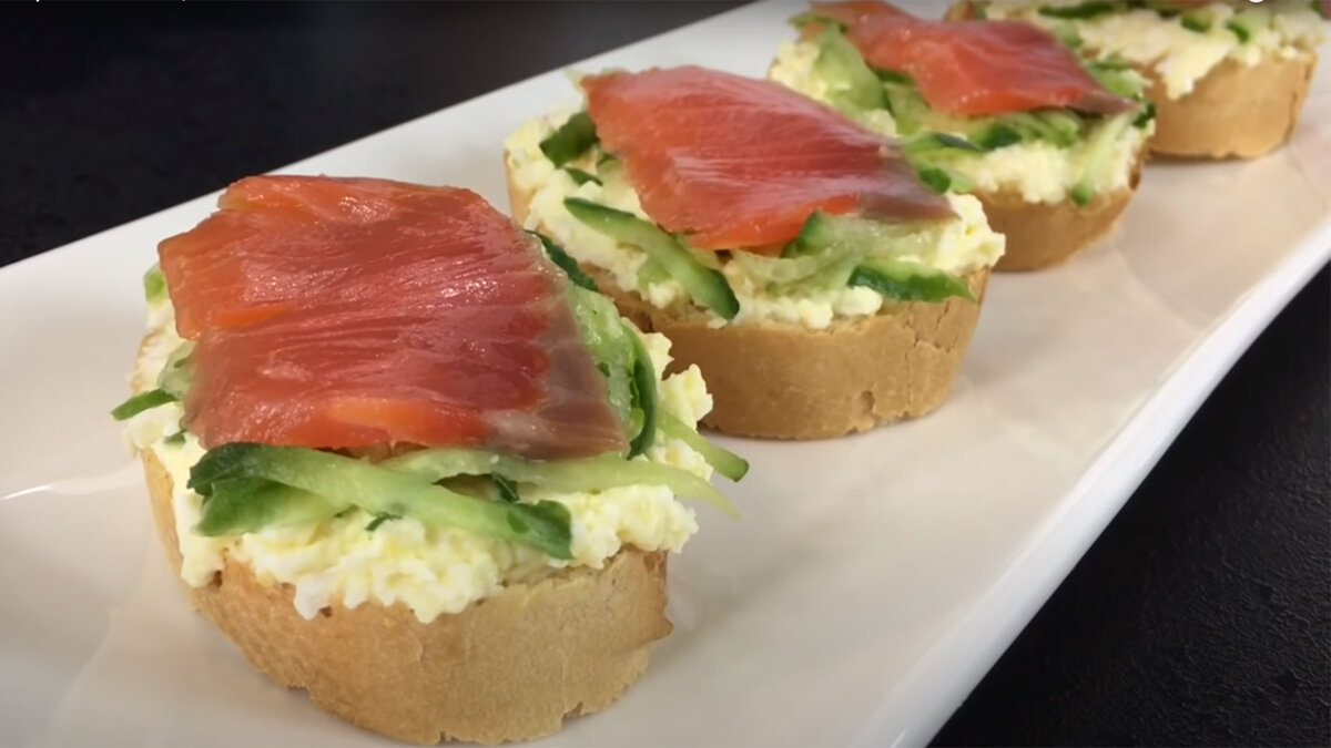 бутерброды с рыбой