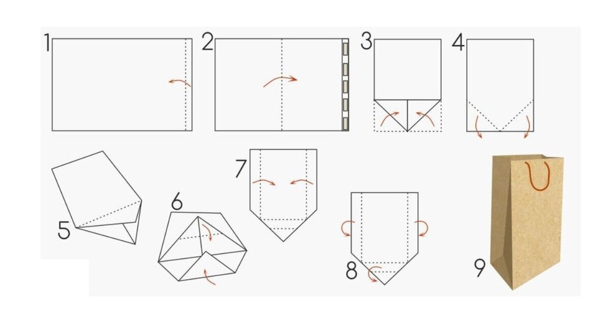 Как сделать пакетик из бумаги образец - Google Docs