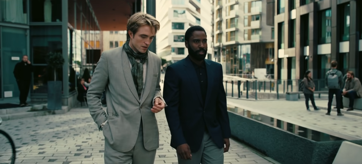 Кадр из фильма «Довод». Режиссер — Кристофер Нолан, авторы сценария — Кристофер Нолан, композитор — Людвиг Йоранссон. Взято из открытых источников сети Интернет