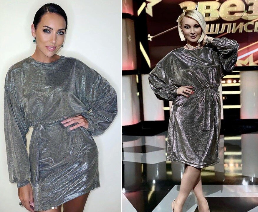 Алсу и Лера Кудрявцева в платьях из новогодней коллекции La Coquette