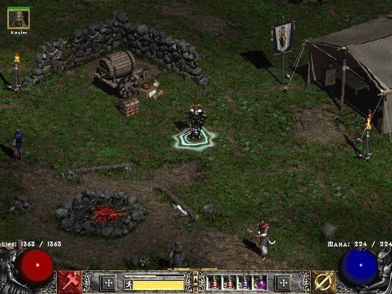 Скриншот из игры Diablo 2 