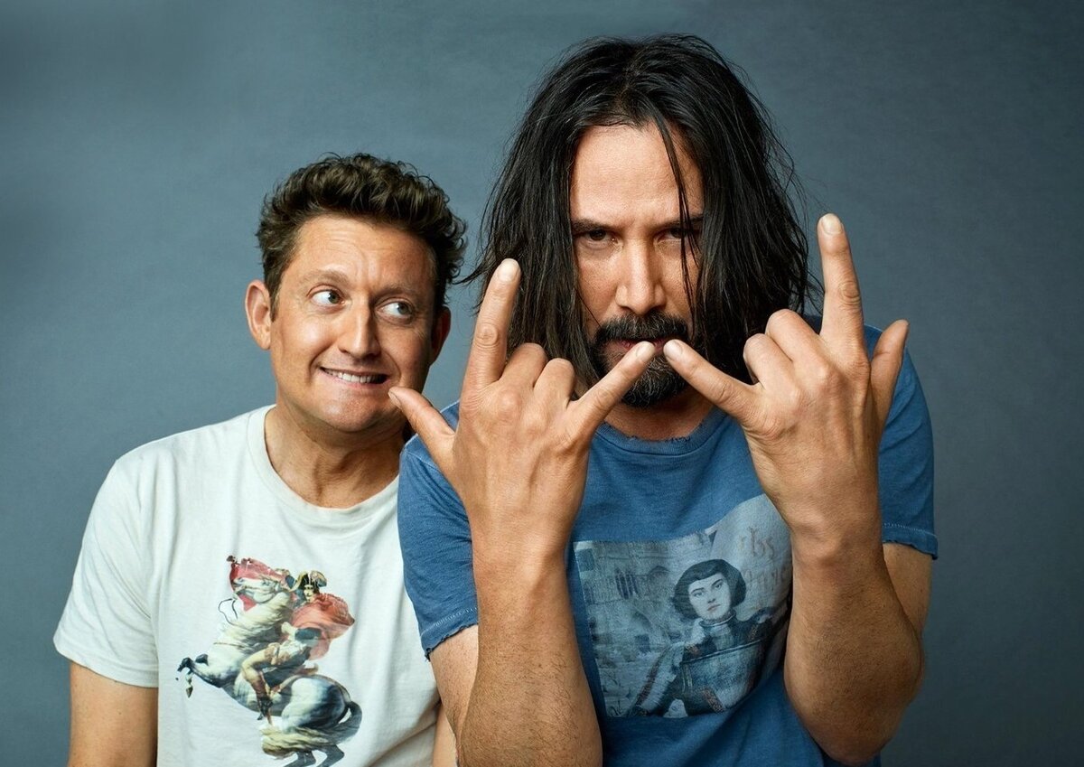 Промопостер фильма «Билл и Тед»