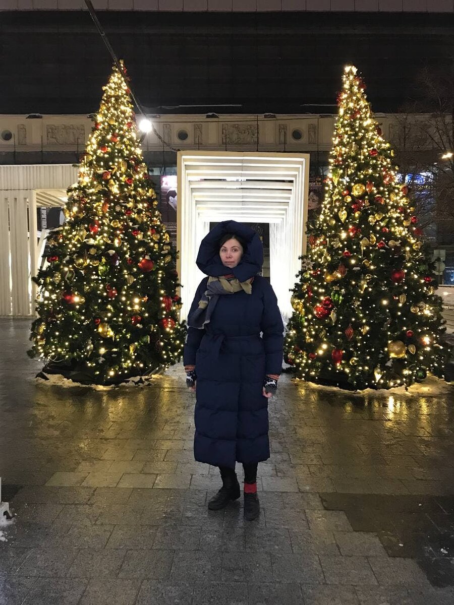 фото автора в новогоднюю ночь