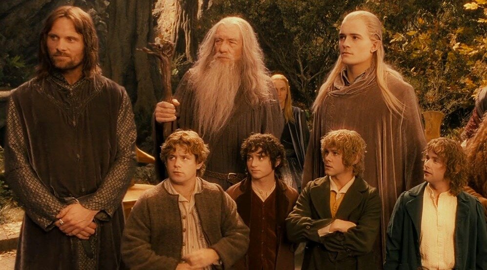 Кадр из фильма "Властелин колец: Братство кольца".