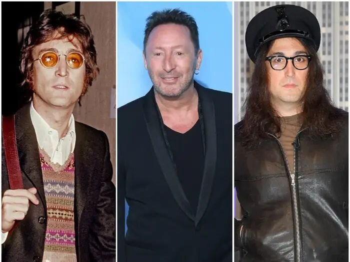 John, Julian, and Sean Lennon. Фото из открытых источников