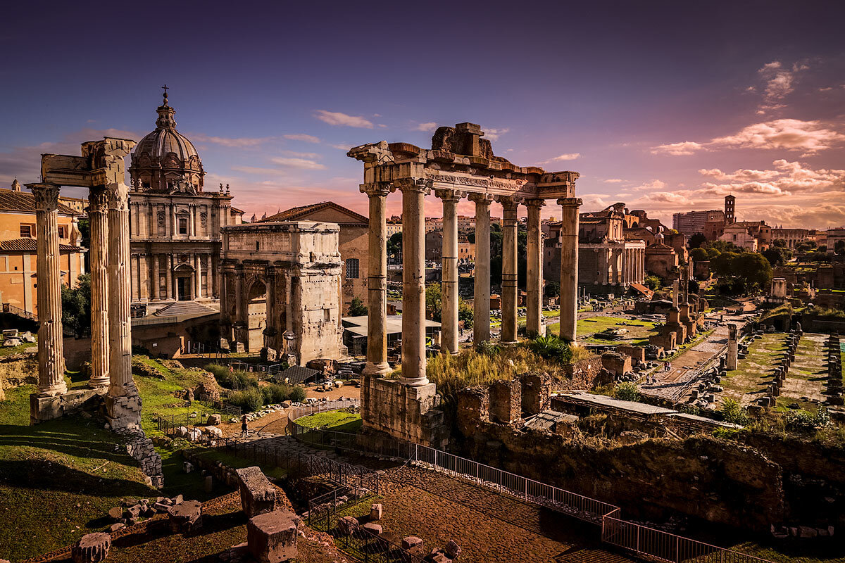 Древний и современный рим