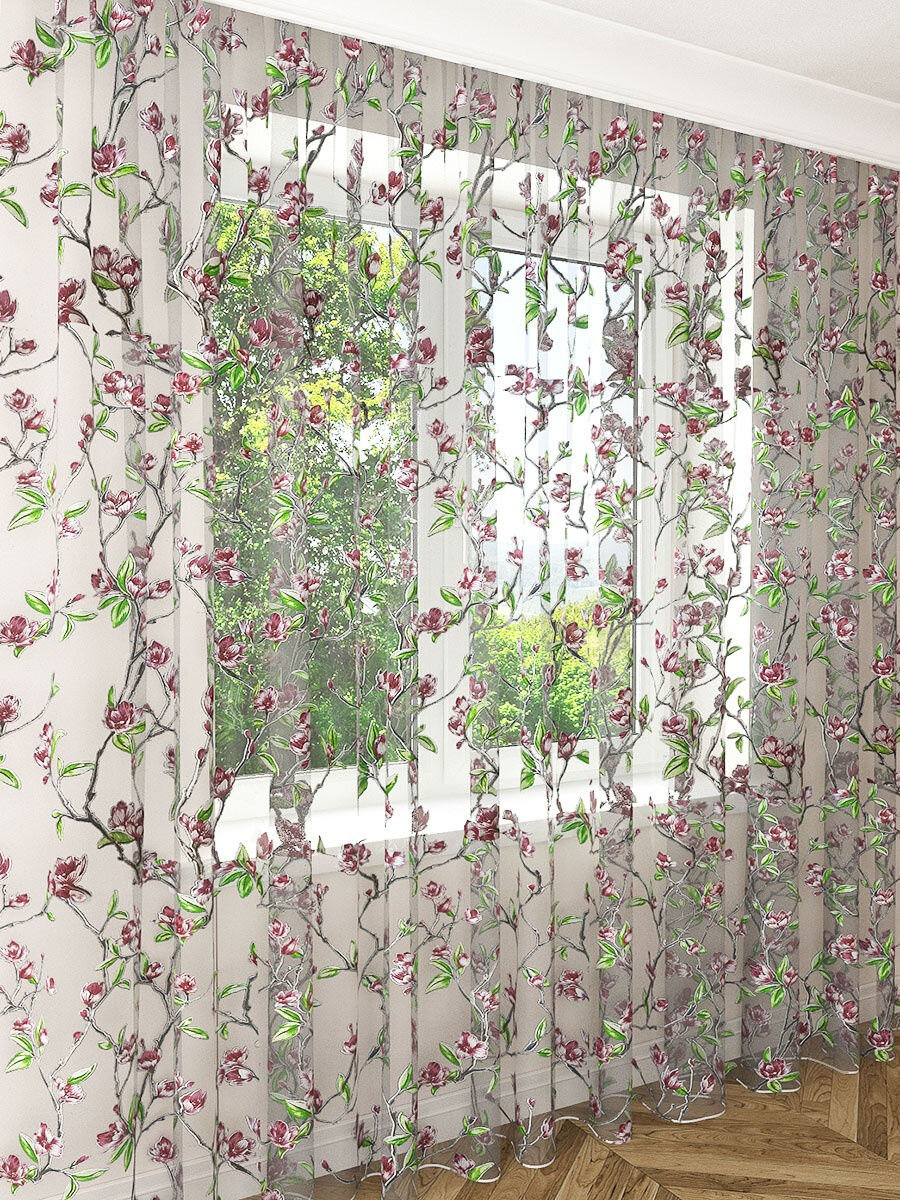 НА ФОТО: Тюль Blesslight из полупрозрачной органзы деворе АРТИКУЛ: 14604264 https://www.wildberries.ru/catalog/14604264/detail.aspx?targetUrl=SP