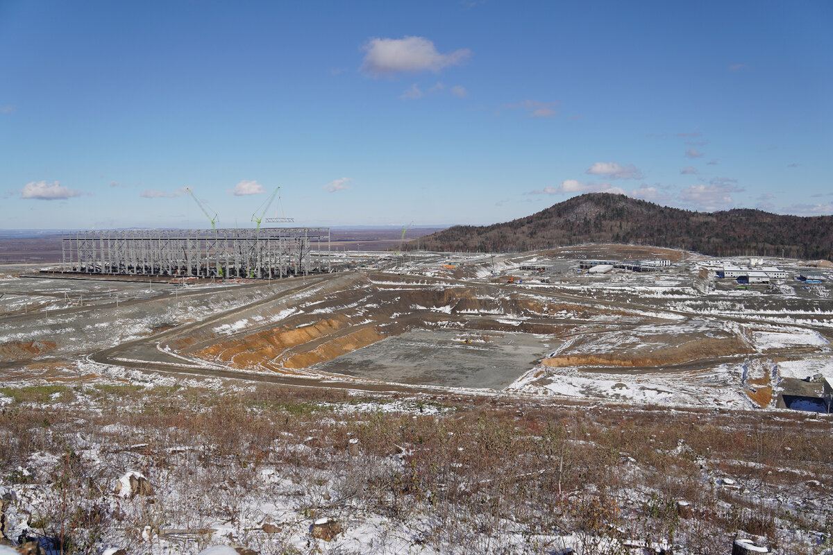 © Официальный сайт полпреда Президента РФ в ДФО / dfo.gov.ru / CC BY 4.0 (Строительные работы на месторождении Малмыж)