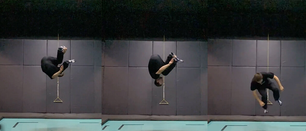 Тренировка на батуте