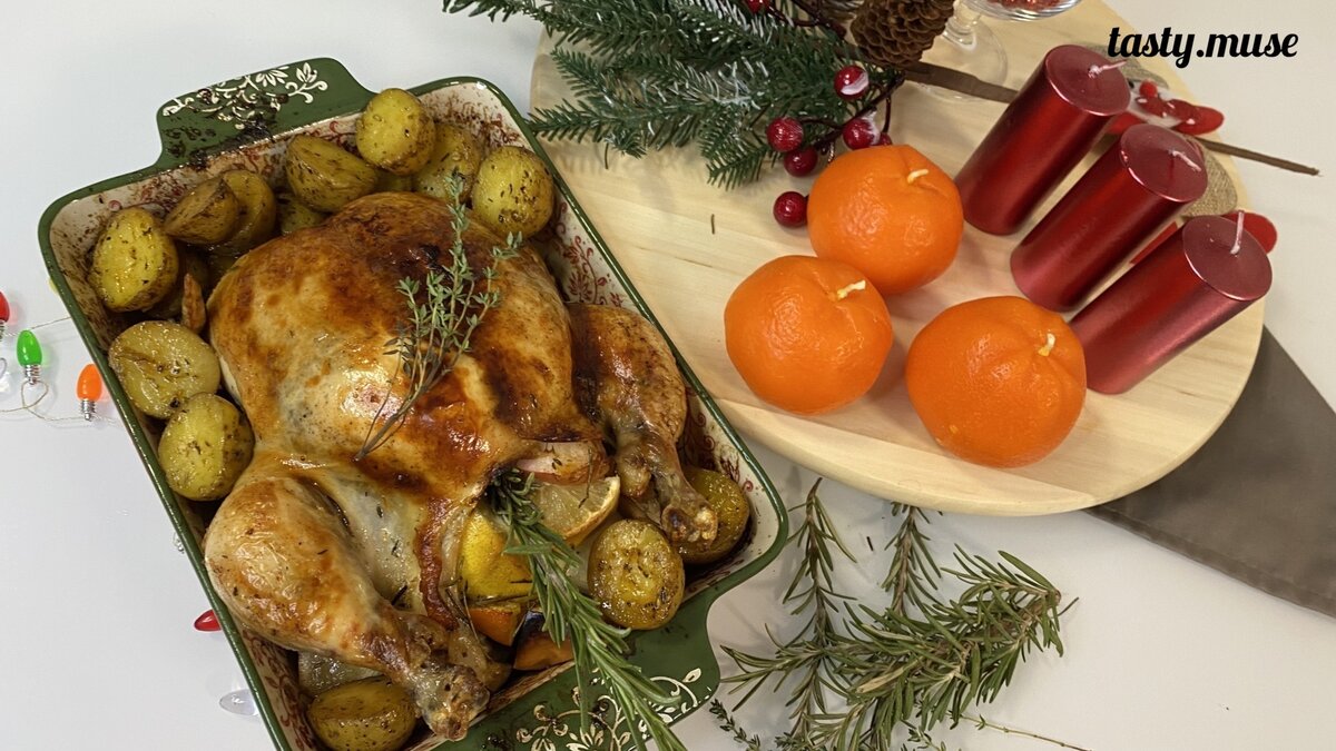 Фаршированная курица