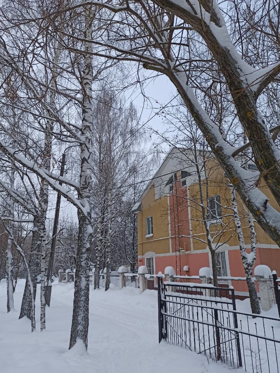 В этом красивом доме мы купили квартиру. 