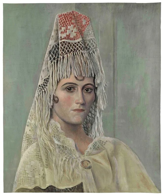 Пабло Пикассо. Ольга Хохлова в мантилье, лето-осень 1917. Фонд поддержки искусства Альмины и Бернара Руис-Пикассо, Мадрид