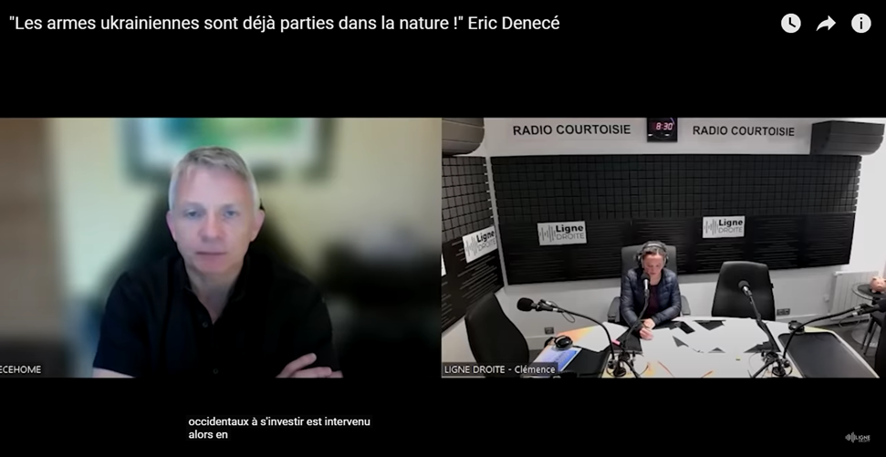Эрик Денесе в эфире передачи